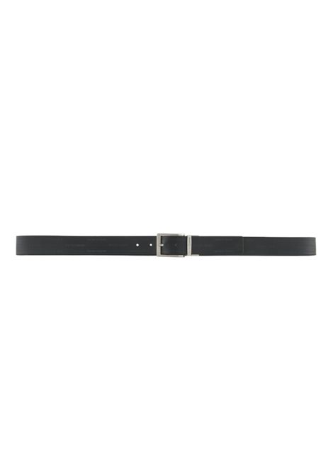 Reversible leather belt with embossed logo EMPORIO ARMANI | belts | EM001772 AF15136MC080